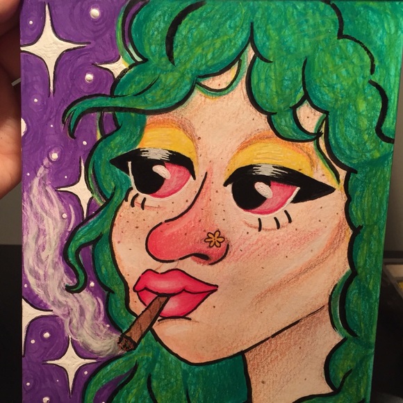 Esmeralda painting - Picture 2 of 6